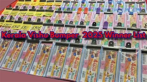 Vishu Bumper Lottery Results .